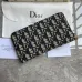 7Saddle Zipped Long Wallet Black Grained Calfskin #A50106