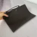 14Fendi Pouch: Sleek Black Leather, Minimalist Logo, Redefining Timeless Elegance size:30×20cm #A54204