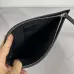 6Fendi Pouch: Sleek Black Leather, Minimalist Logo, Redefining Timeless Elegance size:30×20cm #A54204