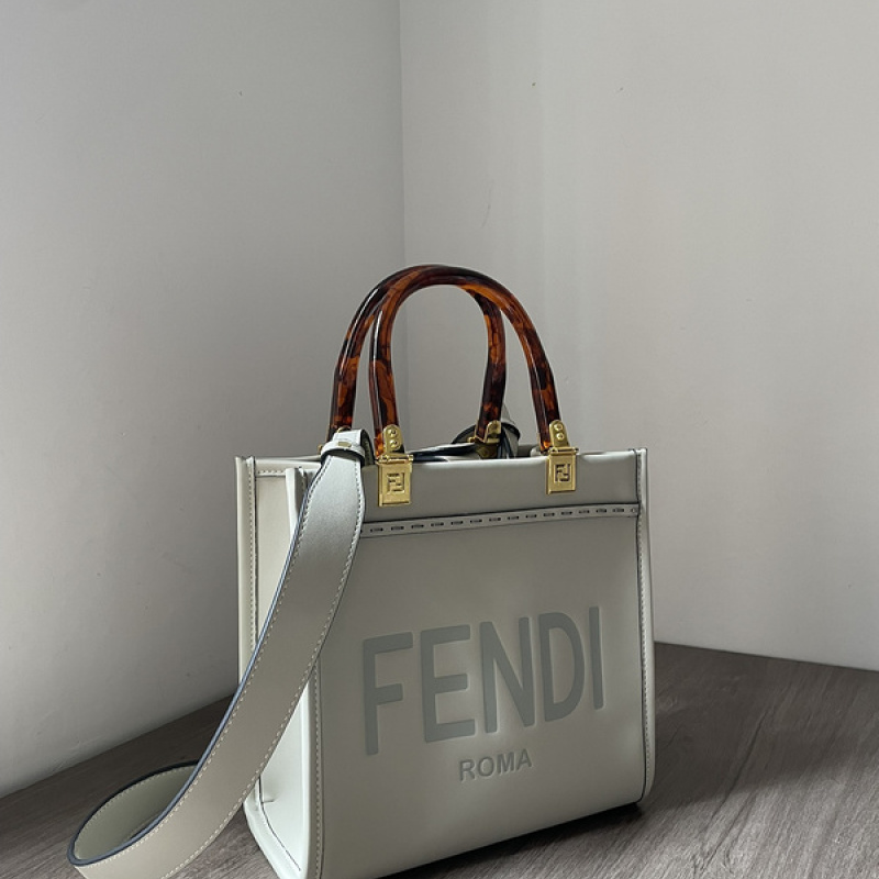 Fendi top quality new style glass handle detachable shoulder strap