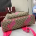 4Gucci Medium backpack with print in black soft leather size:36×41×18cm #A53379