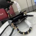 5Gucci Diana small tote bag in black leather size:20×16×10cm #A53842