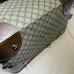 11Gucci - Interlocking G canvas duffel bag size:42×26×24cm #A53683