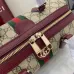 12Gucci Ophidia large boston bag in beige and brown GG fabric size:25×17×14cm #A53744