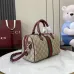 9Gucci Ophidia large boston bag in beige and brown GG fabric size:25×17×14cm #A53744