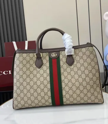 Gucci Ophidia medium tote bag in Beige GG Canvas size:39×27×17cm #A54119