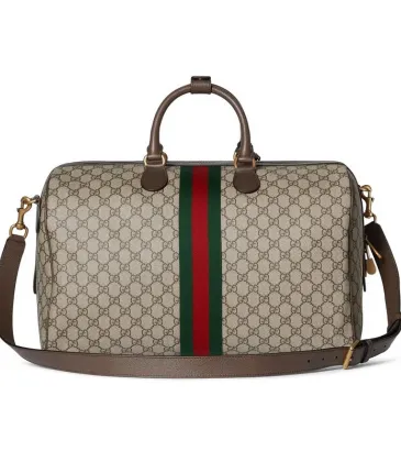 Gucci Savoy large duffle bag in black leather size:44×29×25cm #A53692