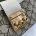 12GUCCI GG Supreme Monogram Calfskin Small Padlock Chain size:27×14×6cm #A53672