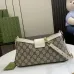 10GUCCI GG Supreme Monogram Calfskin Small Padlock Chain size:27×14×6cm #A53672