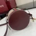 4Gucci Ophidia mini bucket bag in beige and brown GG fabric size:11.5×23×8cm #A53847