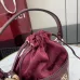 5Gucci Ophidia mini bucket bag in beige and brown GG fabric size:11.5×23×8cm #A53847
