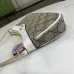 4Ophidia mini bag in Beige Gold GG Canvas  #A50422