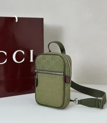 Gucci Forest Green GG Canvas Mini Sling Bag size:12×17×4cm #A54122