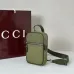 1Gucci Forest Green GG Canvas Mini Sling Bag size:12×17×4cm #A54122