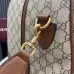 12Gucci GG Emblem medium duffle bag in black fabric size:47×31×25cm #A53535