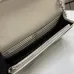 13Gucci Black Textured Leather GG Marmont Mini Chain Bag size:20×12×4cm #A54063