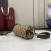 4Gucci canvas mini cylinder bag in beige and brown GG canvas size:17.5×8×cm #A53541