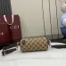 6Gucci canvas mini cylinder bag in beige and brown GG canvas size:17.5×8×cm #A53541