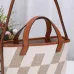 6Hermes New Canvas Shopping Bag #A23883