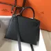 Hermes handbag Black #A42845