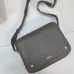 6LOEWE Small Leather Pebble Messenger Bag size:23×18×9cm #A54073