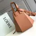 4Loewe bag Small Hammock bag in classic calfskin Tan Size:29*14*26cm #A49124
