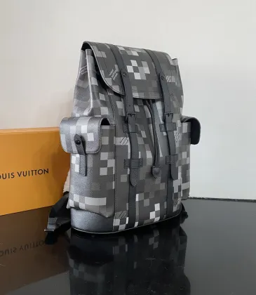 Louis Vuitton Backpack Christopher Damoflage Black  #A52723