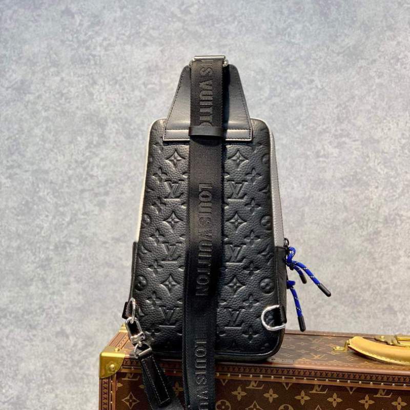 Buy Cheap louis vuitton blue LV avenue sling bag leather #99921410 from