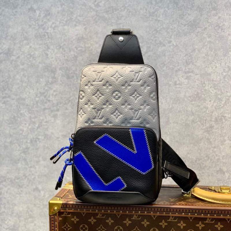 Buy Cheap louis vuitton blue LV avenue sling bag leather #99921410