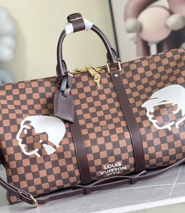 Louis Vuitton KEEPALL 50 Bandoulière Damier Other - Men Bags size:50×29×22cm #A54124
