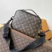 4Louis Vuitton S Lock Messenger Bag Macassar Monogram #A49955