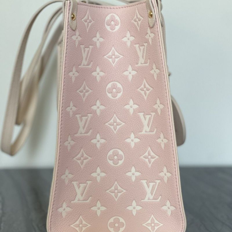 louis vuitton on the go mm pink