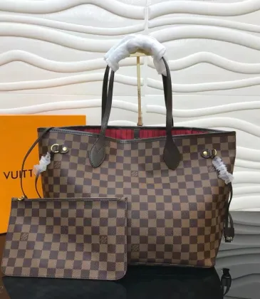 Brand L Damier Neverfull Tote Handbag 29CM, 32CM, 40CM #A42122