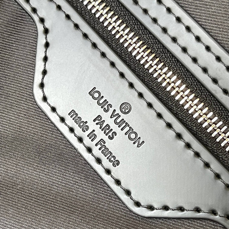 Keepall cloth travel bag Louis Vuitton Navy in Cloth - 31516421