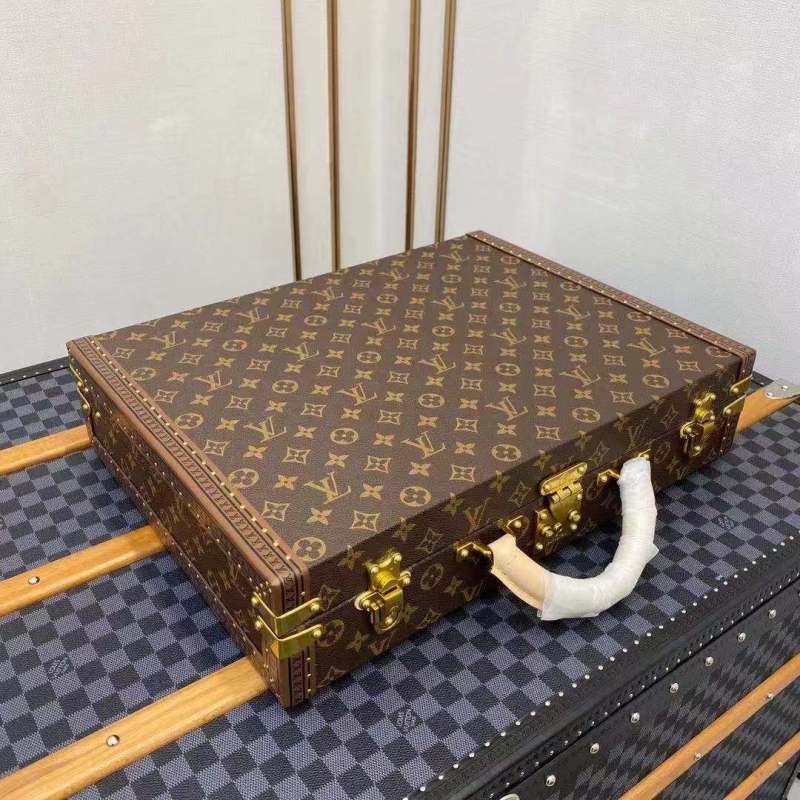 Buy Cheap Louis Vuitton Monogram hard sided Briefcase/Suitcase Unisex brown  #999930589 from