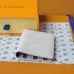 14LOUIS VUITTON LV SHW Coin Card Case Chip version White/Blue #A53518