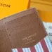 18LOUIS VUITTON LV SHW Coin Card Case Chip version White/Blue #A53518