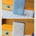 1LOUIS VUITTON LV SHW Coin Card Case Chip version White/Blue #A53518