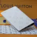 14LOUIS VUITTON passport Case Chip version White/Blue #A53522
