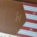 17LOUIS VUITTON passport Case Chip version White/Blue #A53522