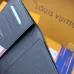 8LOUIS VUITTON passport Case Chip version White/Blue #A53522
