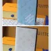 1LOUIS VUITTON passport Case Chip version White/Blue #A53522