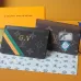 1Louis Vuitton Card Holder Mon Monogram Monogram Eclipse Canvas size:7×0.5×11cm #A53915