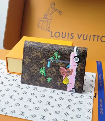 Louis Vuitton Wallets Passport Holder Eiffel Tower size:10×14×2.5cm #A53531
