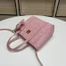 New handbag MCM  good quality mini pink Lovely bag  #A22917