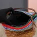 14MIUMIU Logo crochet shoulder bag in multicoloured size:25.5×14×10cm #A53542
