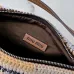 21MIUMIU Logo crochet shoulder bag in multicoloured size:25.5×14×10cm #A53542