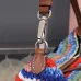 9MIUMIU Logo crochet shoulder bag in multicoloured size:25.5×14×10cm #A53542