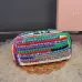 11MIUMIU Logo crochet shoulder bag in multicoloured size:25.5×14×10cm #A53542