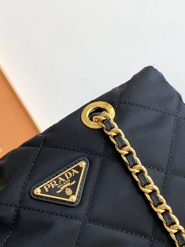 Prada Gold Chain Hobo